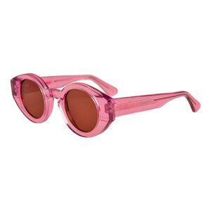 New DANIELLE RATTRAY Pink Round Teddy C02 Sunglasses Women